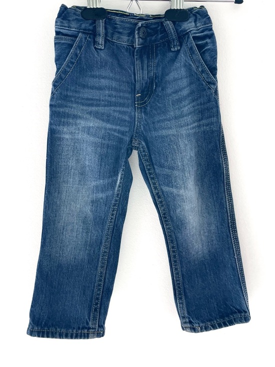 Gap Straight Like New Toddler Jeans, Indigo Wash, Front & Back Pockets - Picture 2 of 13